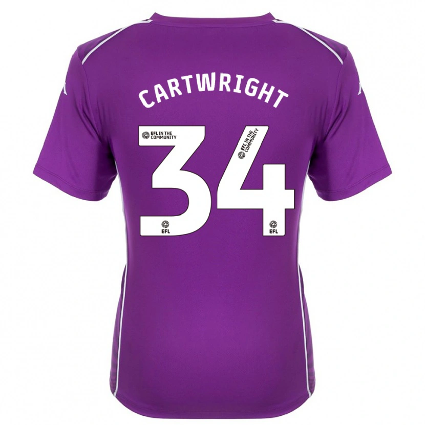 Danxen Damen Harvey Cartwright #34 Trikot Violett Weiß Torwarttrikot 2025/26