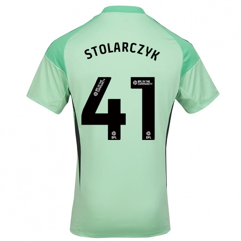 Danxen Damen Jakub Stolarczyk #41 Trikot Hellgrün Schwarz Torwarttrikot 2025/26