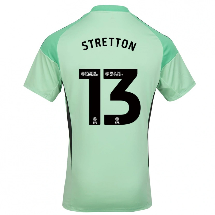Danxen Damen Leo Stretton #13 Trikot Hellgrün Schwarz Torwarttrikot 2025/26