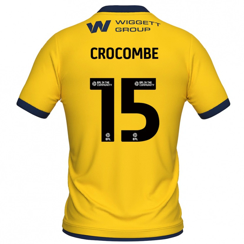 Danxen Damen Max Crocombe #15 Trikot Gelb Schwarz Torwarttrikot 2025/26