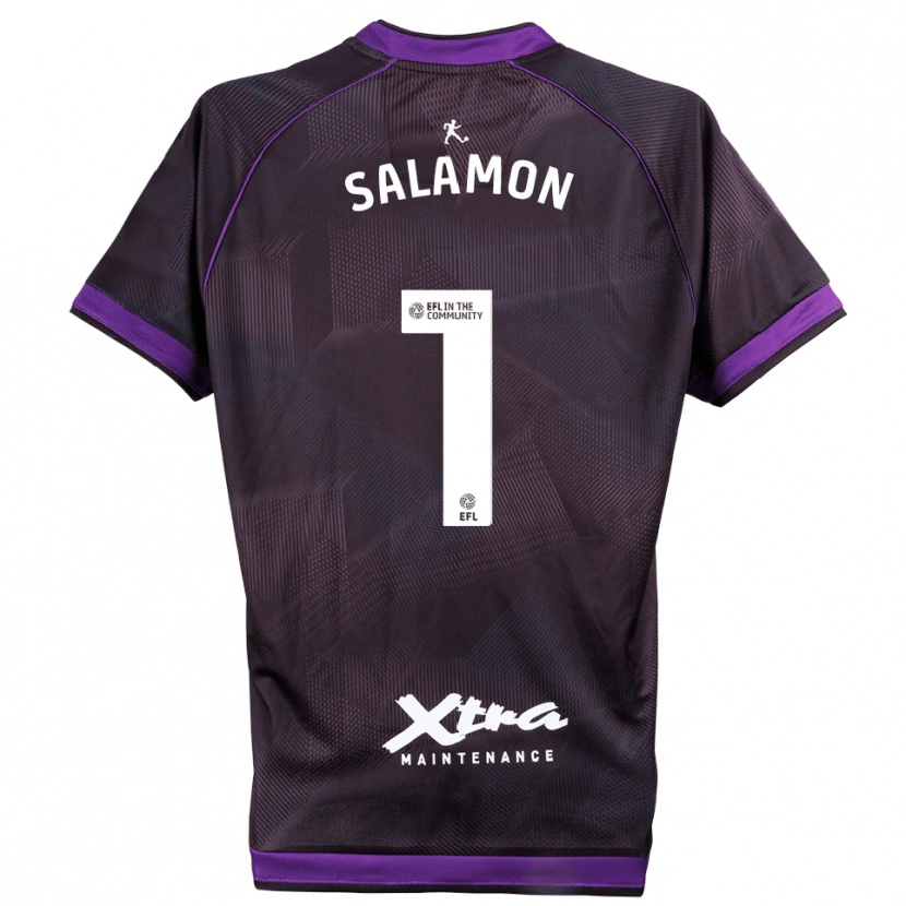 Danxen Damen Matteo Salamon #1 Trikot Violett Weiß Torwarttrikot 2025/26