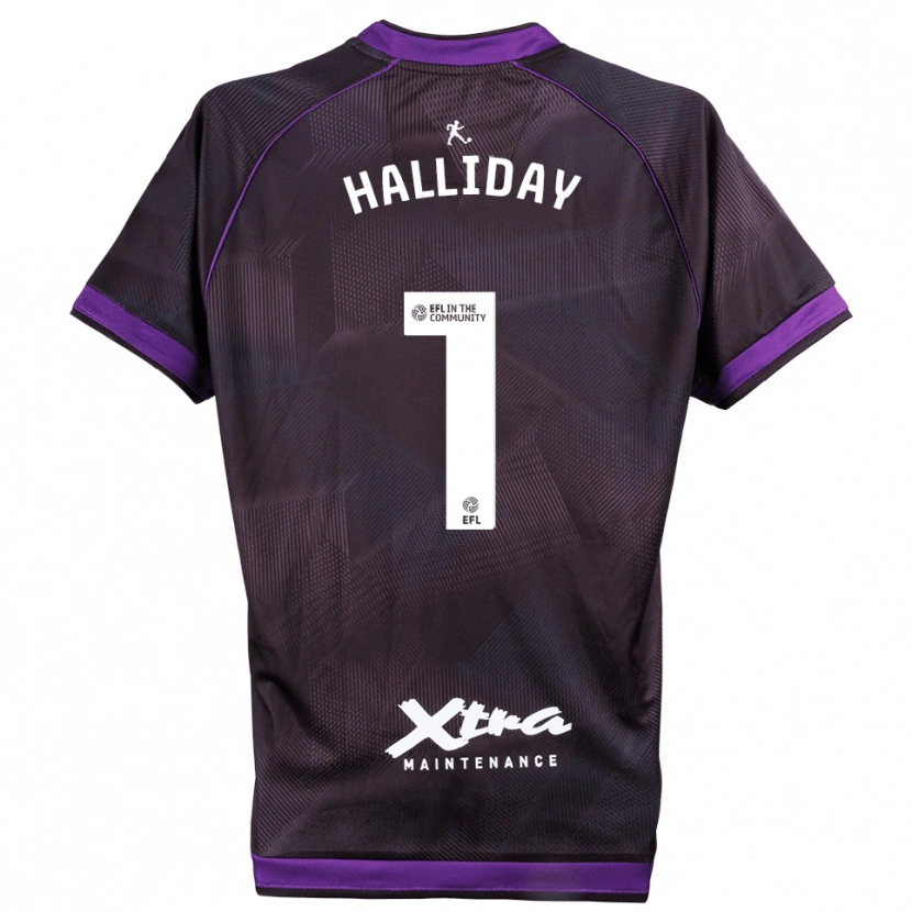 Danxen Damen Joel Halliday #1 Trikot Violett Weiß Torwarttrikot 2025/26
