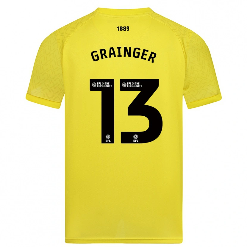 Danxen Damen Benjamin Grainger #13 Trikot Gelb Schwarz Torwarttrikot 2025/26