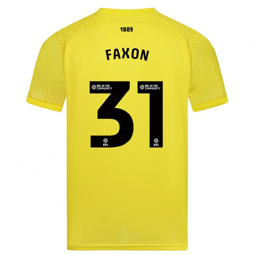 Danxen Damen Luke Faxon #31 Trikot Gelb Schwarz Torwarttrikot 2025/26