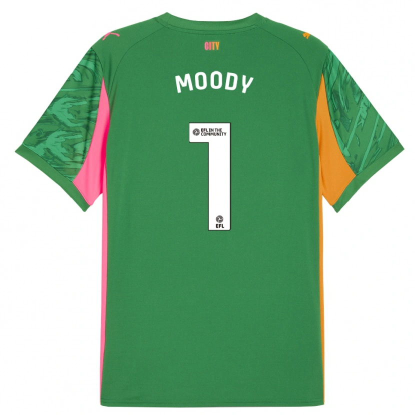 Danxen Damen Dylan Moody #1 Trikot Grün Orange Torwarttrikot 2025/26