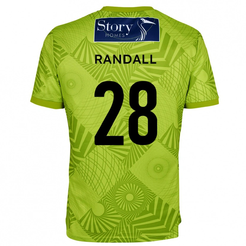 Danxen Damen Thomas Randall #28 Trikot Gelb Grün Torwarttrikot 2025/26