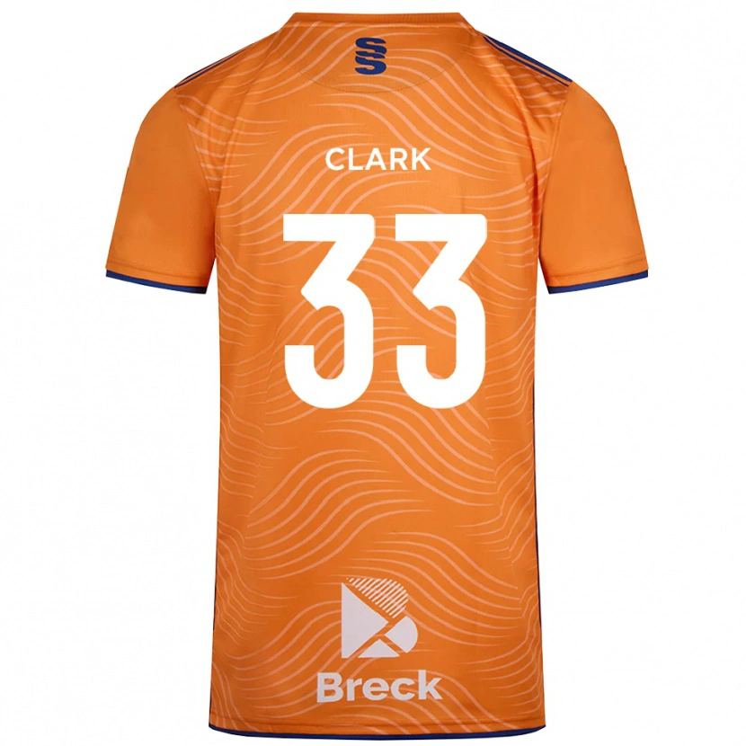 Danxen Damen Charlie Clark #33 Trikot Orange Schwarz Torwarttrikot 2025/26