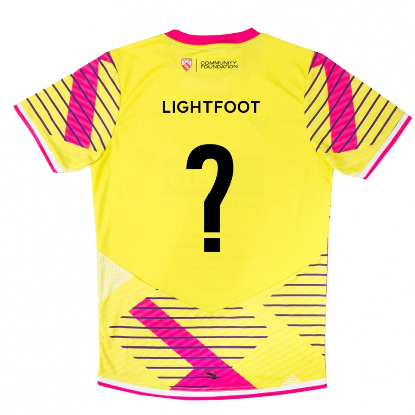Danxen Damen Erin Lightfoot #0 Trikot Gelb Pink Torwarttrikot 2025/26