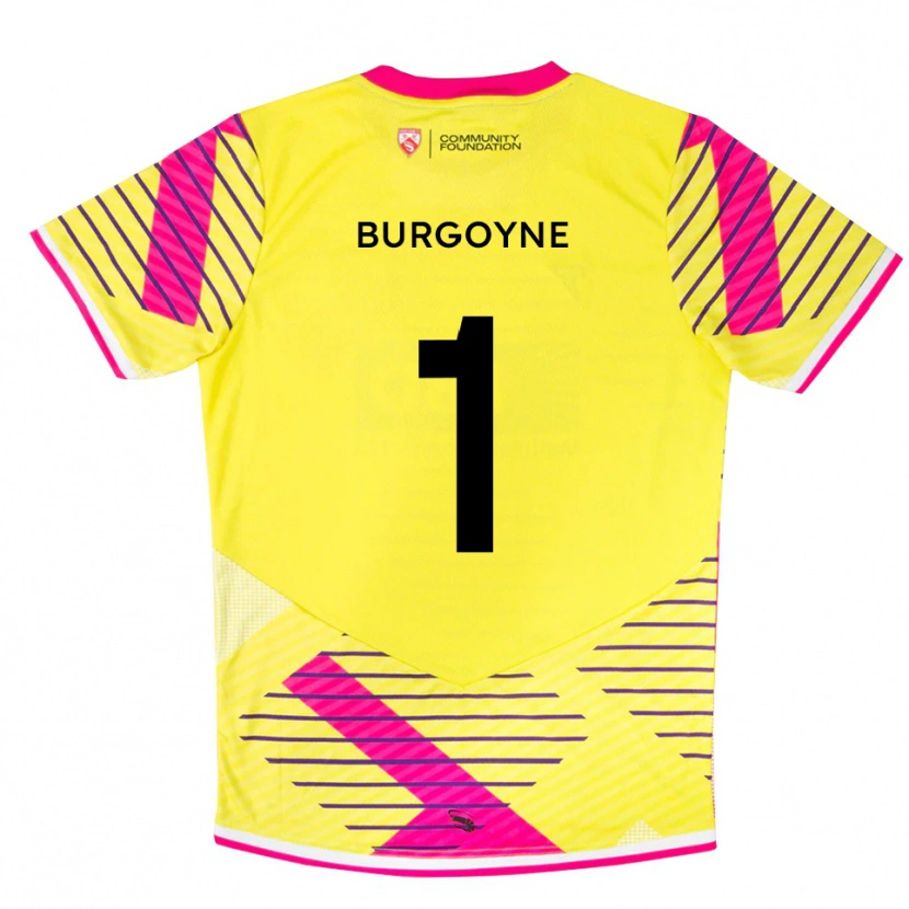 Danxen Damen Harry Burgoyne #1 Trikot Gelb Pink Torwarttrikot 2025/26