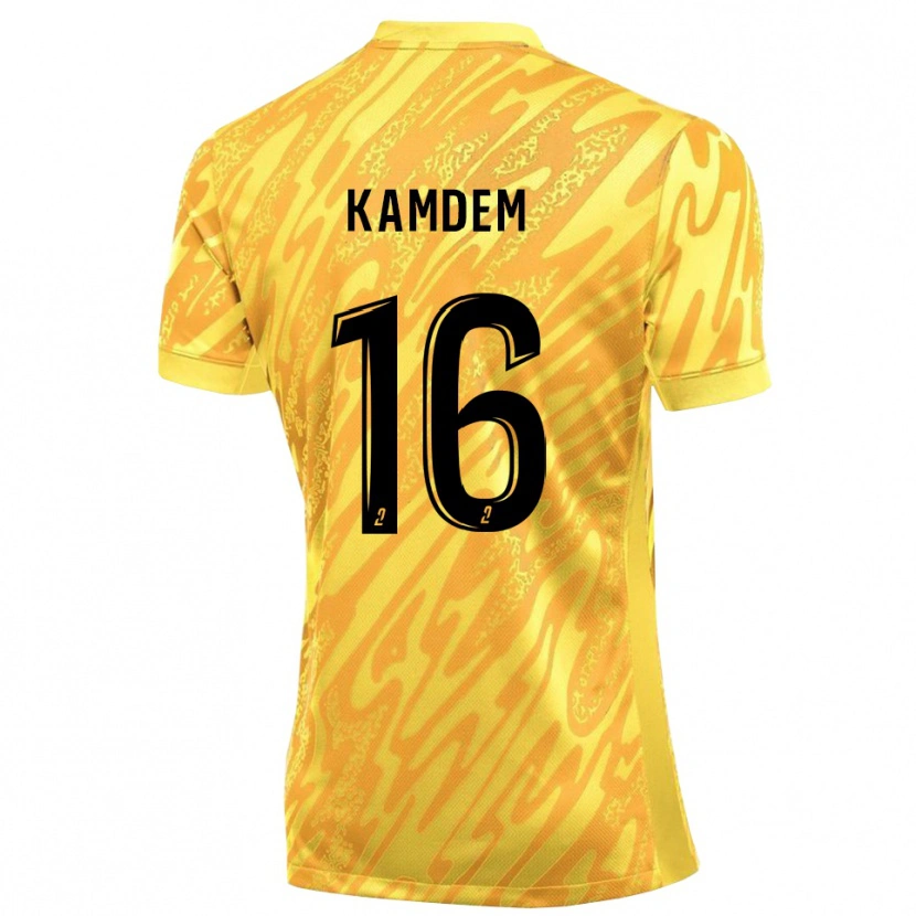 Danxen Damen Kevin Kamdem #16 Trikot Orange Gelb Torwarttrikot 2025/26