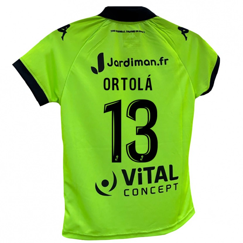 Danxen Damen Adrián Ortolá #13 Trikot Neon Grün Torwarttrikot 2025/26