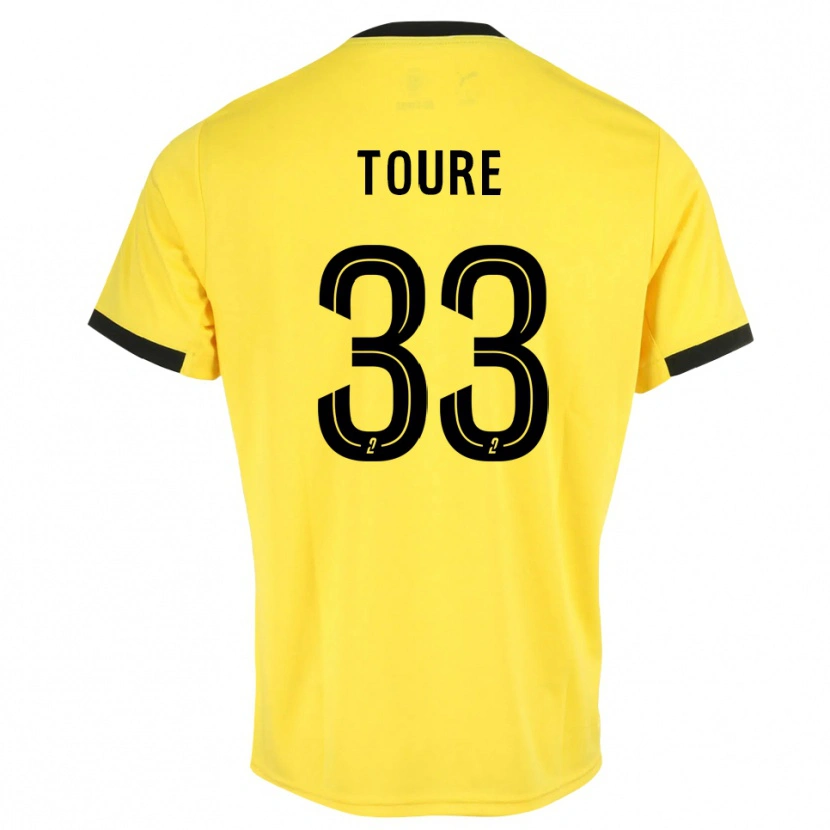 Danxen Damen Almami Touré #33 Trikot Gelb Schwarz Torwarttrikot 2025/26