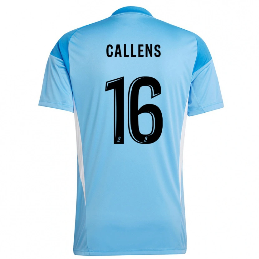 Danxen Damen Thomas Callens #16 Trikot Himmelblau Weiß Torwarttrikot 2025/26