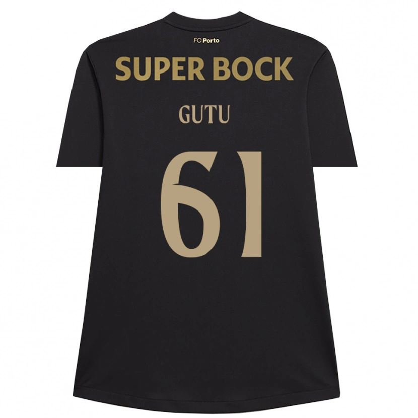 Danxen Damen Denis Gutu #61 Trikot Schwarz Braun Torwarttrikot 2025/26