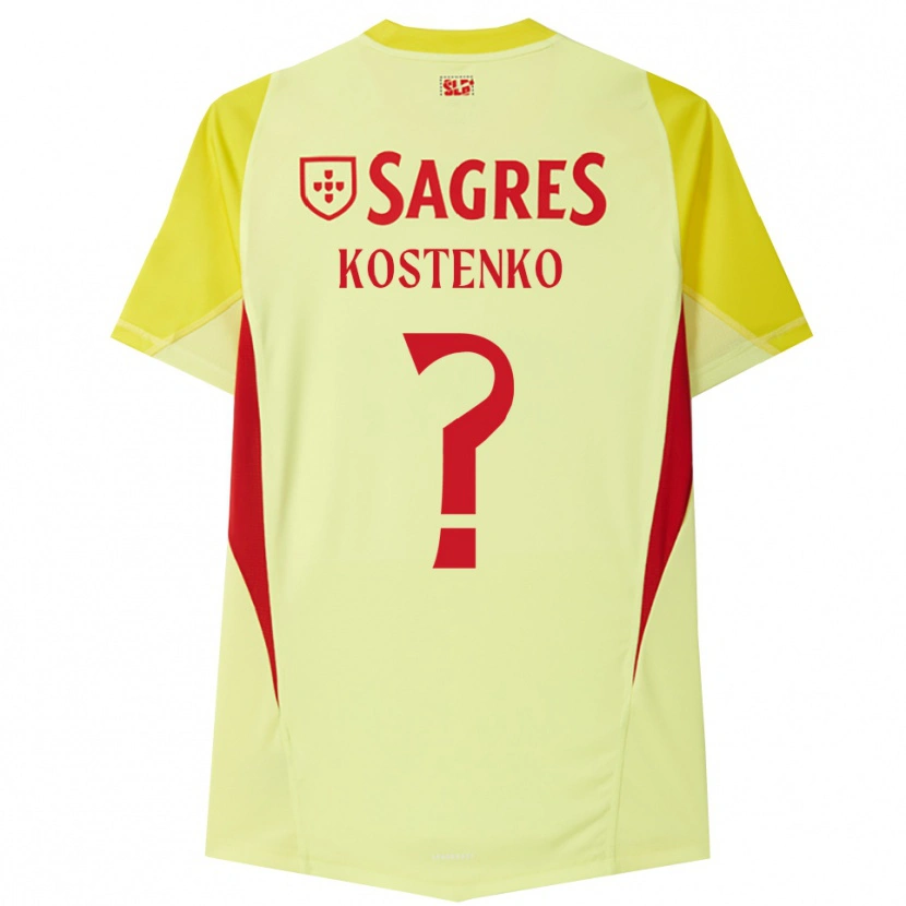 Danxen Damen Igor Kostenko #0 Trikot Gelb Rot Torwarttrikot 2025/26