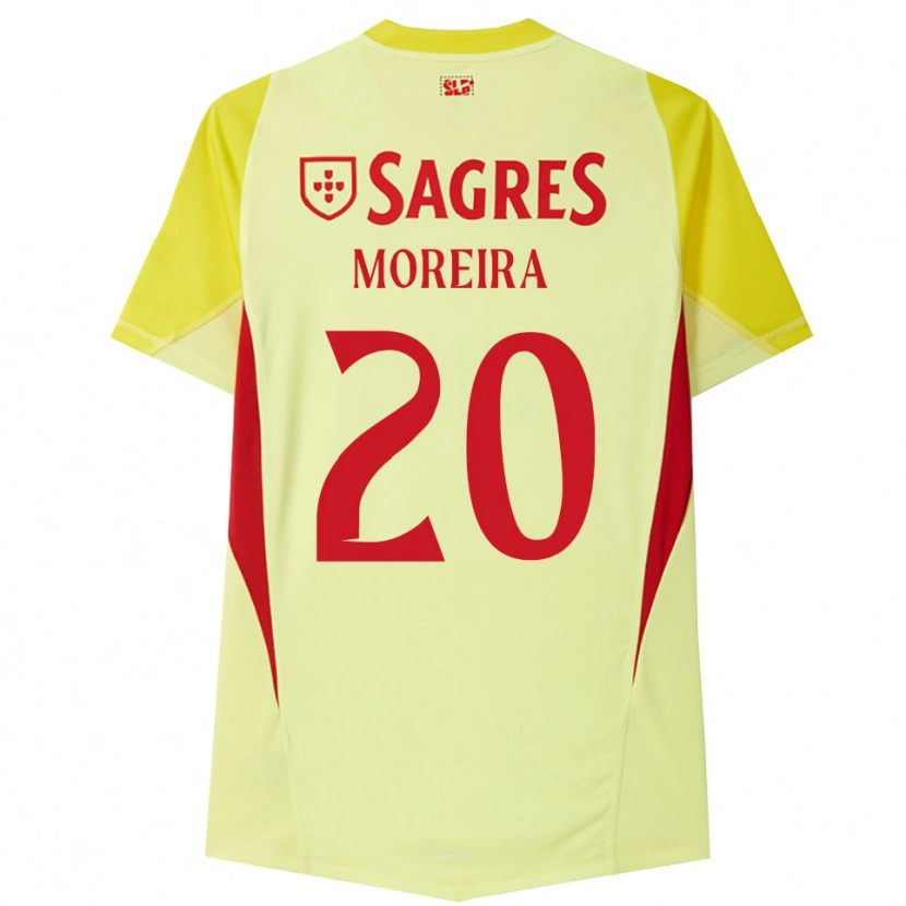 Danxen Damen André Moreira #20 Trikot Gelb Rot Torwarttrikot 2025/26