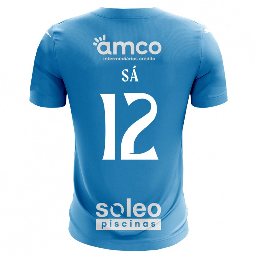 Danxen Damen Tiago Sá #12 Trikot Blau Weiß Torwarttrikot 2025/26