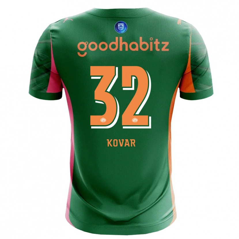 Danxen Damen Matej Kovar #32 Trikot Grün Orange Torwarttrikot 2025/26