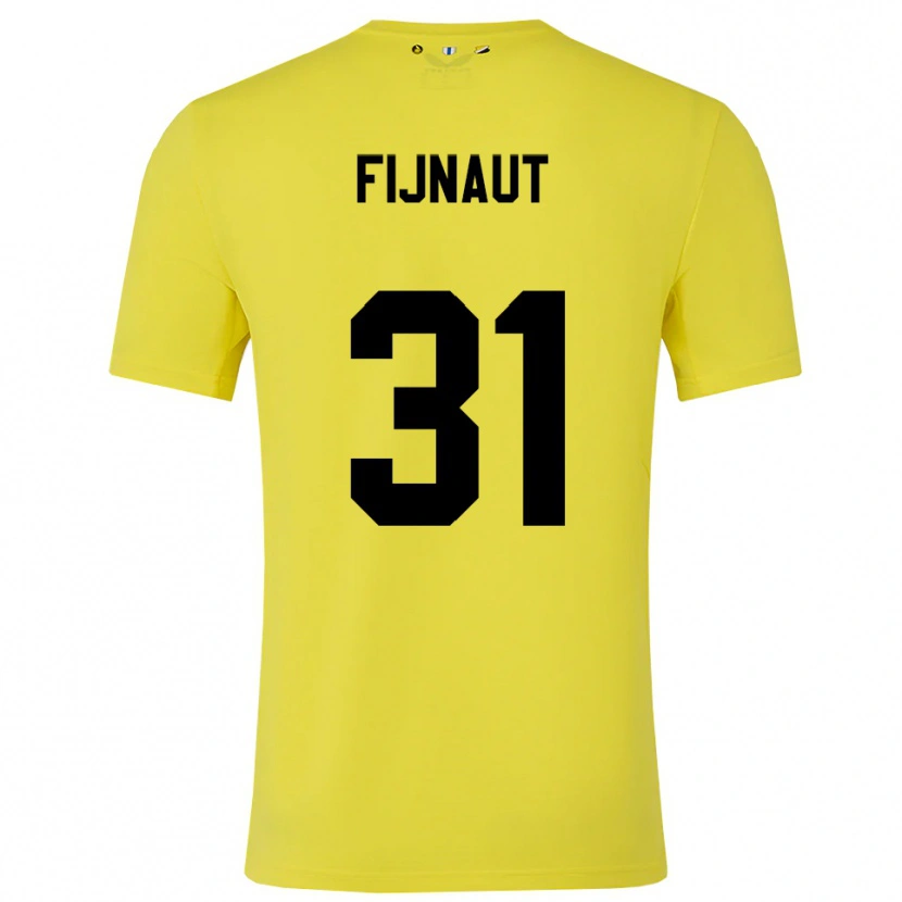 Danxen Damen Lucas Fijnaut #31 Trikot Gelb Schwarz Torwarttrikot 2025/26