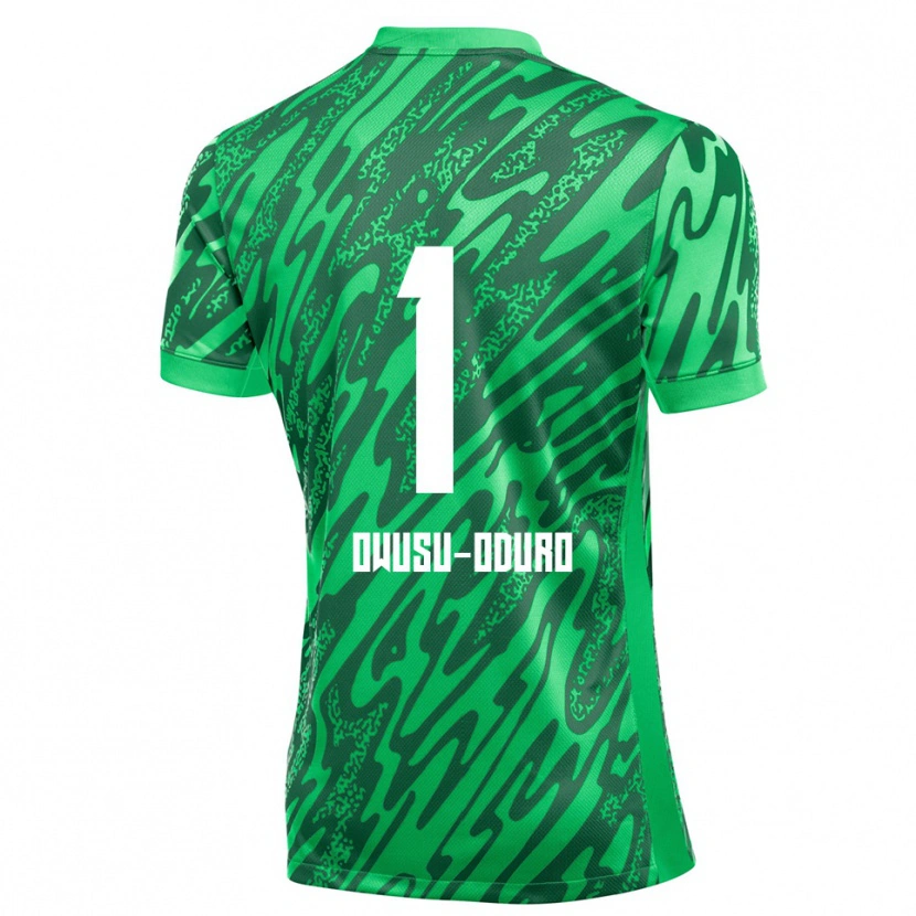 Danxen Damen Rome Jayden Owusu-Oduro #1 Trikot Grün Weiß Torwarttrikot 2025/26