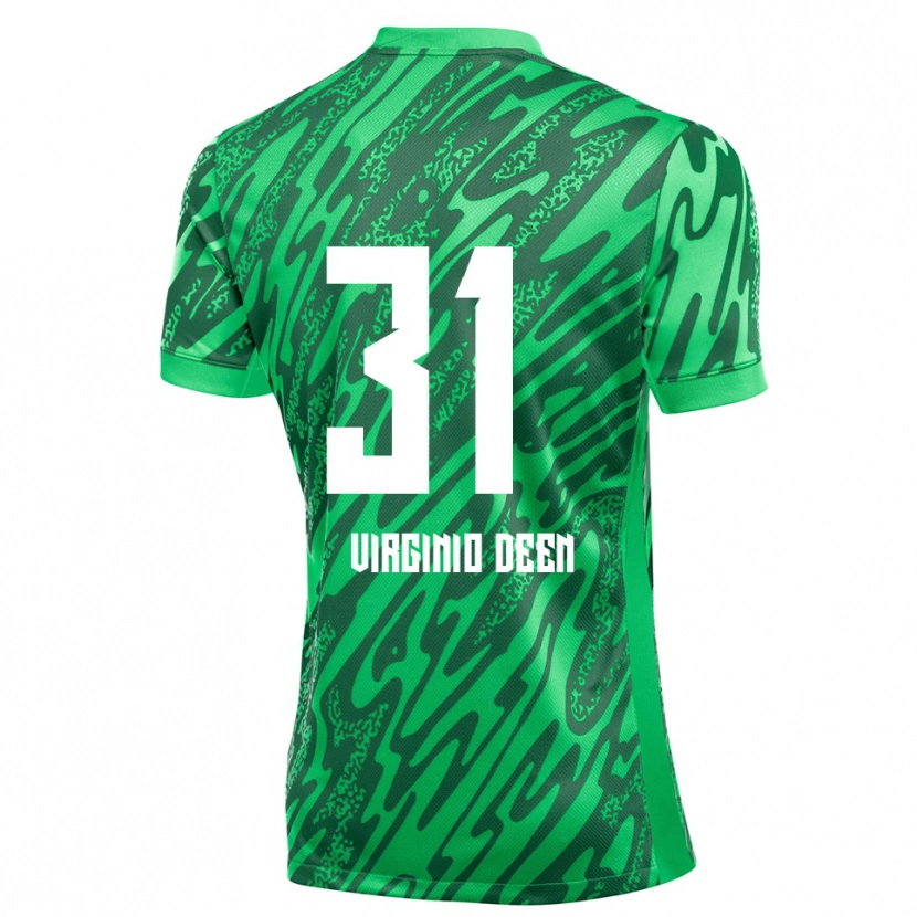 Danxen Damen Daniël Virginio Deen #31 Trikot Grün Weiß Torwarttrikot 2025/26