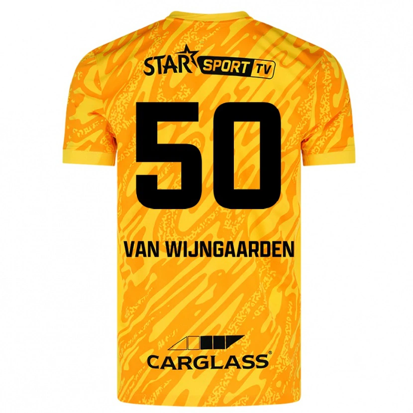 Danxen Damen Maren Van Wijngaarden #50 Trikot Orange Gelb Schwarz Torwarttrikot 2025/26