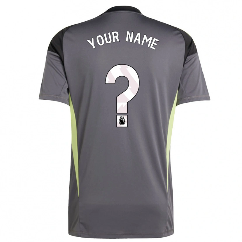 Danxen Damen Manchester United Dunkelgrau Weiß Trikot Torwarttrikot 2025/26