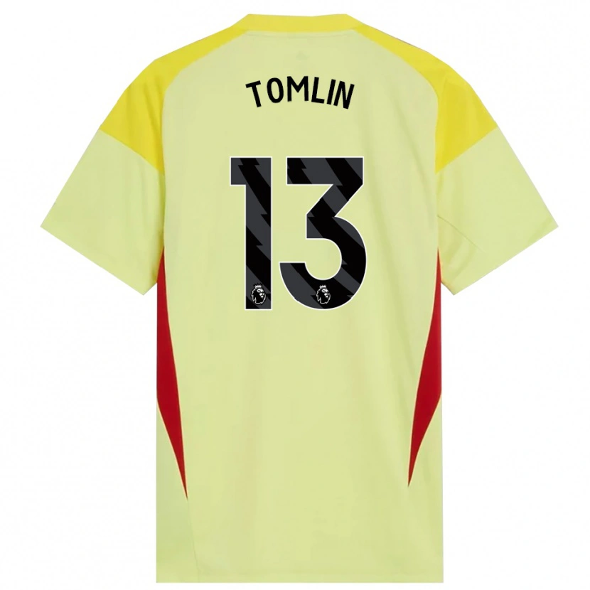 Danxen Damen Jack Tomlin #13 Trikot Gelb Rot Schwarz Torwarttrikot 2025/26