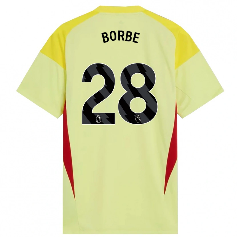 Danxen Damen Anneke Borbe #28 Trikot Gelb Rot Schwarz Torwarttrikot 2025/26