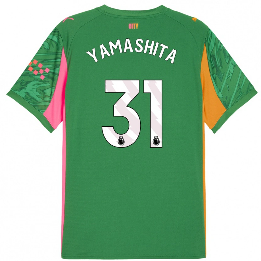 Danxen Damen Ayaka Yamashita #31 Trikot Grün Orange Torwarttrikot 2025/26