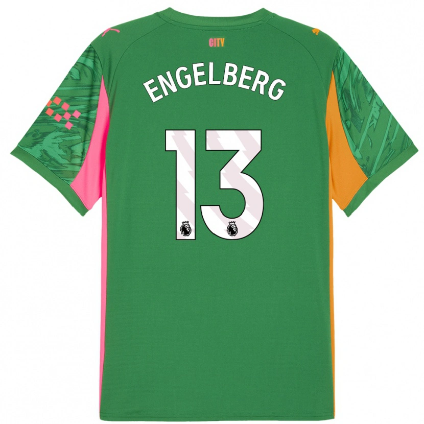 Danxen Damen Stavros Engelberg #13 Trikot Grün Orange Torwarttrikot 2025/26