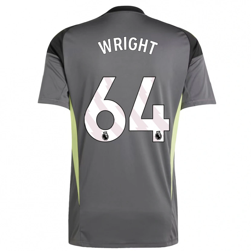 Danxen Damen James Wright #64 Trikot Dunkelgrau Schwarz Torwarttrikot 2025/26