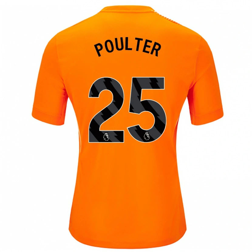 Danxen Damen Hannah Poulter #25 Trikot Orange Schwarz Torwarttrikot 2025/26