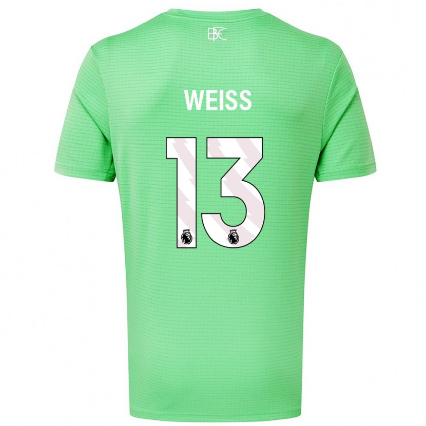 Danxen Damen Max Weiß #13 Trikot Mittelgrün Torwarttrikot 2025/26