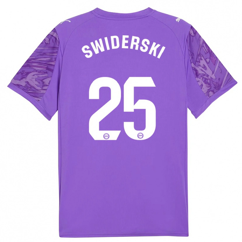 Danxen Damen Grégoire Swiderski #25 Trikot Violett Weiß Torwarttrikot 2025/26
