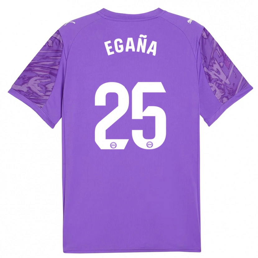 Danxen Damen Eider Egaña #25 Trikot Violett Weiß Torwarttrikot 2025/26