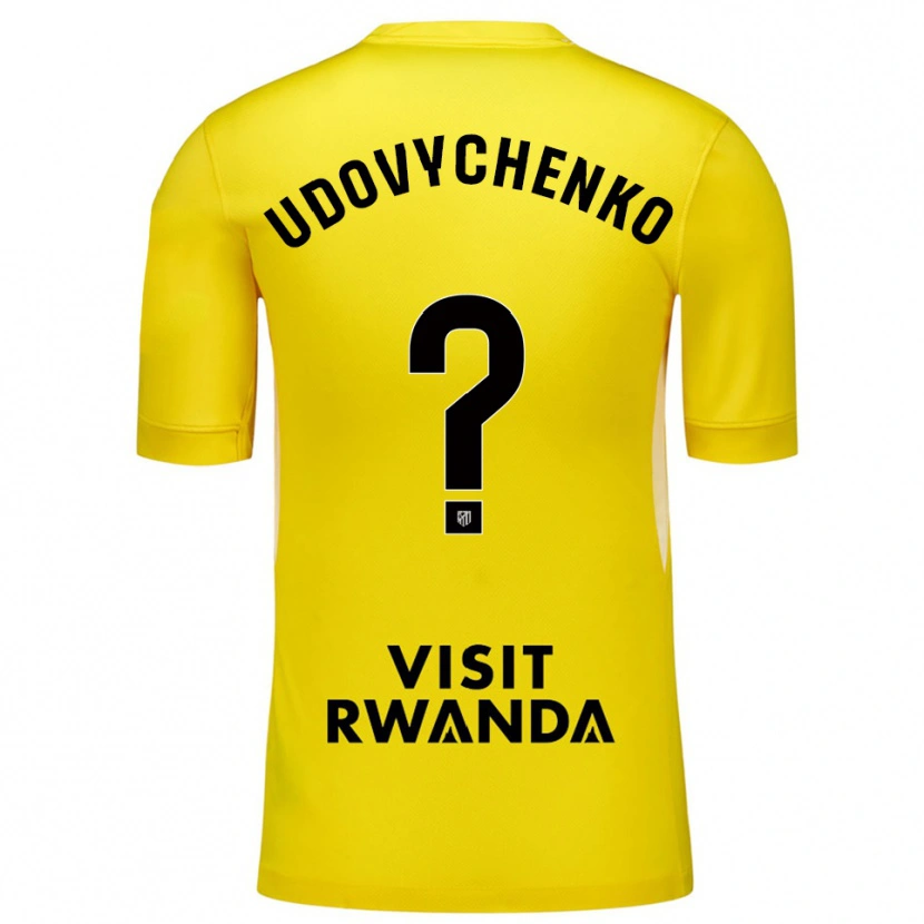 Danxen Damen Glib Udovychenko #0 Trikot Gelb Schwarz Torwarttrikot 2025/26