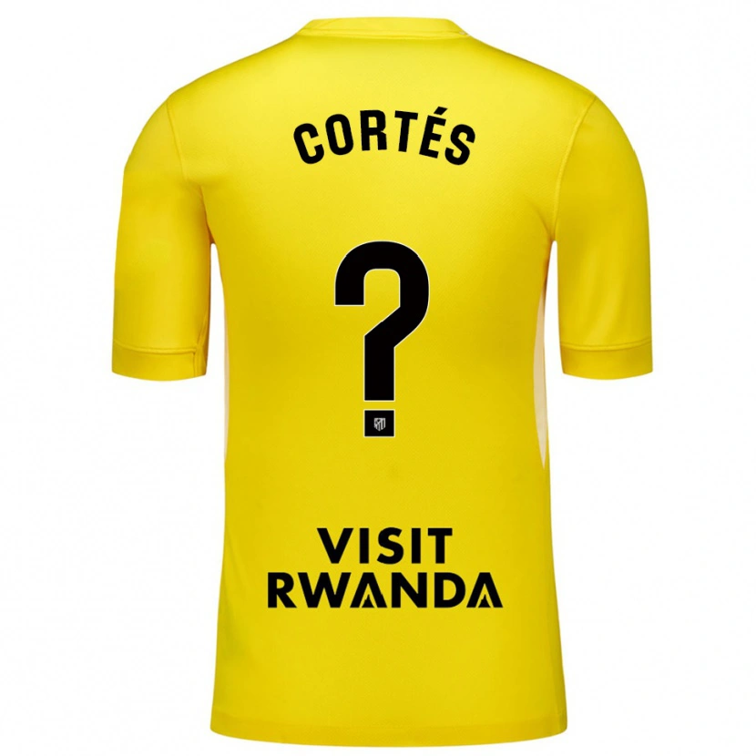 Danxen Damen Lucas Cortés #0 Trikot Gelb Schwarz Torwarttrikot 2025/26