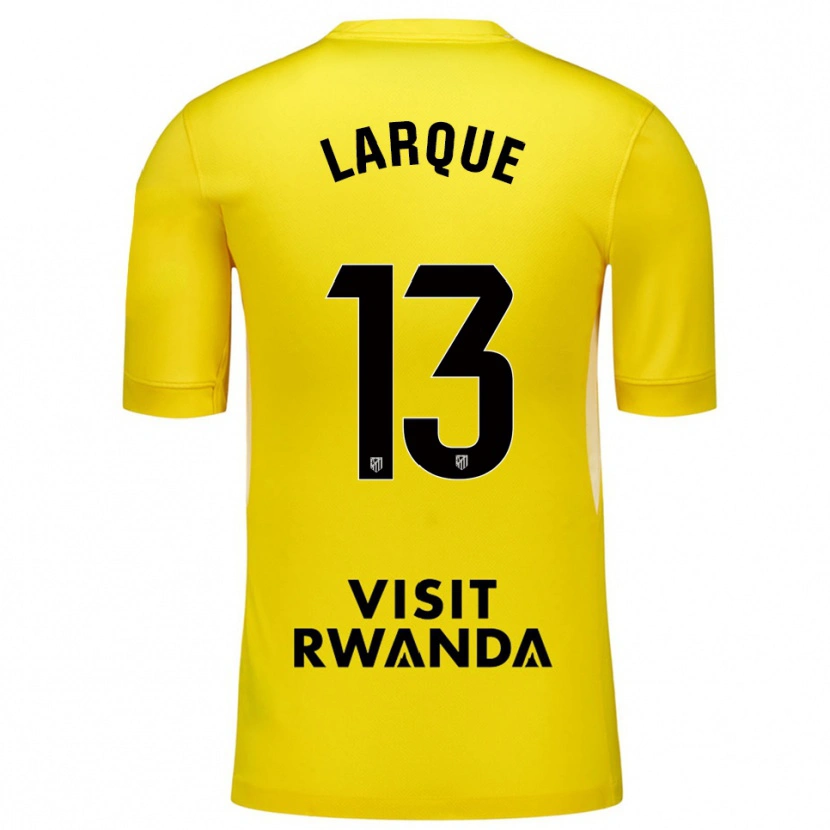 Danxen Damen Patricia Larqué #13 Trikot Gelb Schwarz Torwarttrikot 2025/26