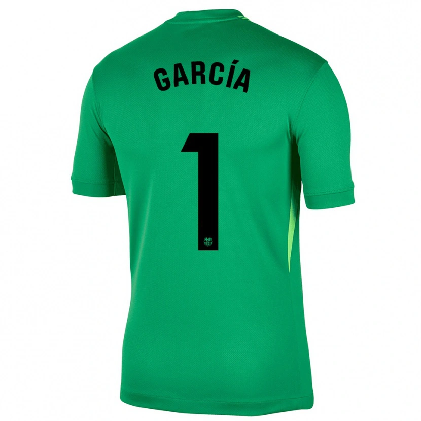 Danxen Damen Joan García #1 Trikot Grün Schwarz Torwarttrikot 2025/26