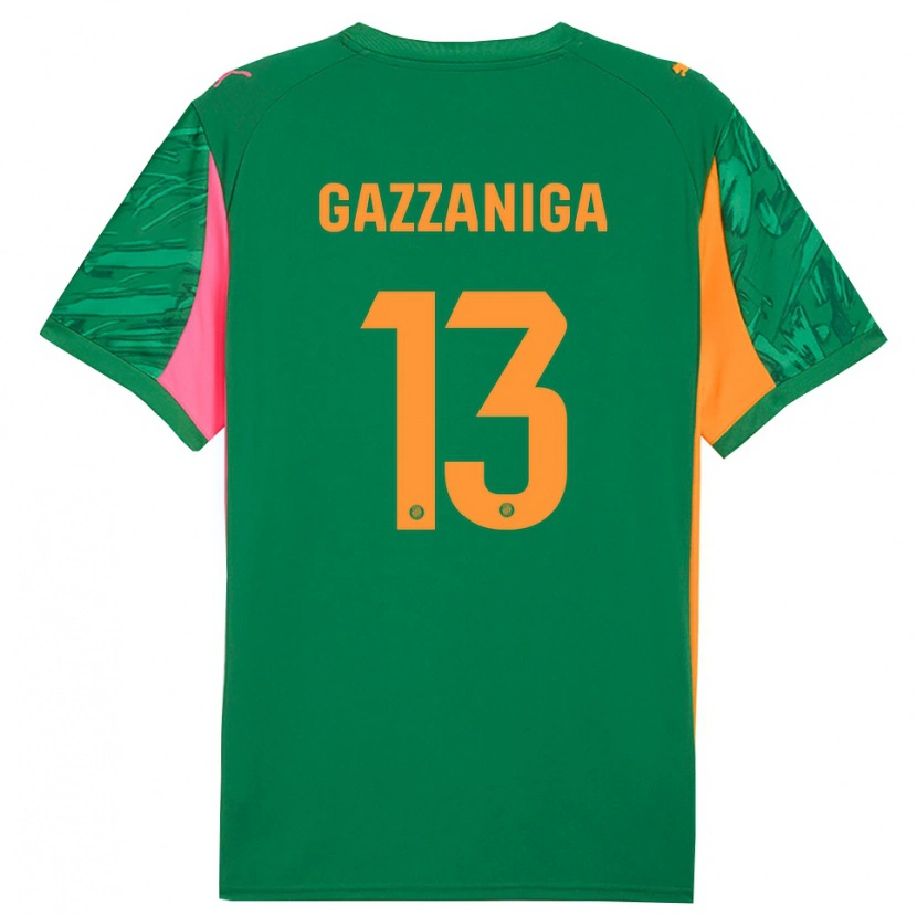 Danxen Damen Paulo Gazzaniga #13 Trikot Grün Orange Torwarttrikot 2025/26