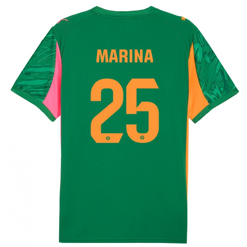 Danxen Damen Sergi Marina #25 Trikot Grün Orange Torwarttrikot 2025/26