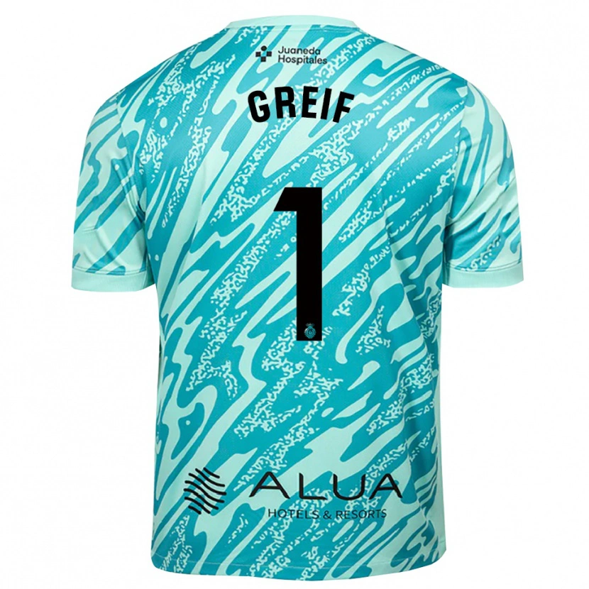 Danxen Damen Dominik Greif #1 Trikot Cyan Schwarz Torwarttrikot 2025/26
