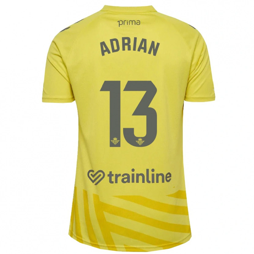 Danxen Damen Adrián #13 Trikot Gelb Grau Torwarttrikot 2025/26