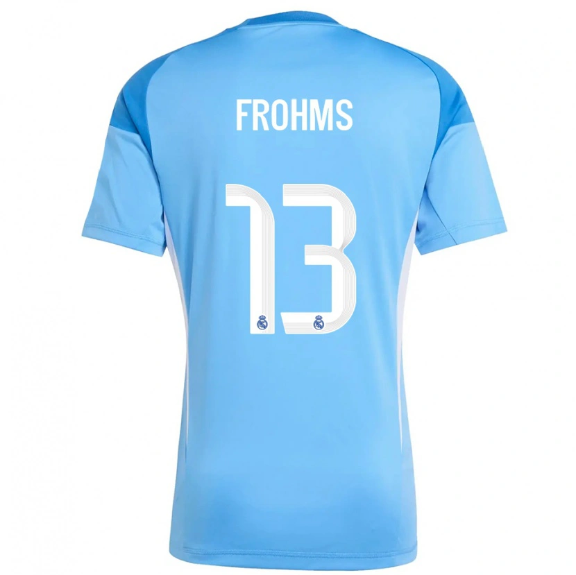 Danxen Damen Merle Frohms #13 Trikot Himmelblau Weiß Torwarttrikot 2025/26