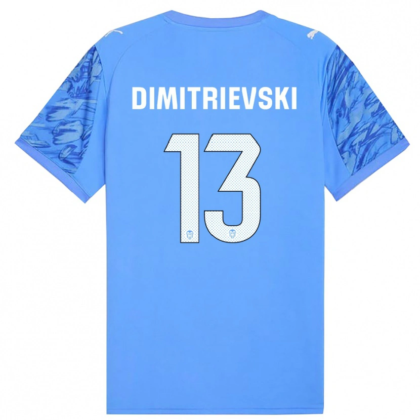 Danxen Damen Stole Dimitrievski #13 Trikot Blau Weiß Torwarttrikot 2025/26