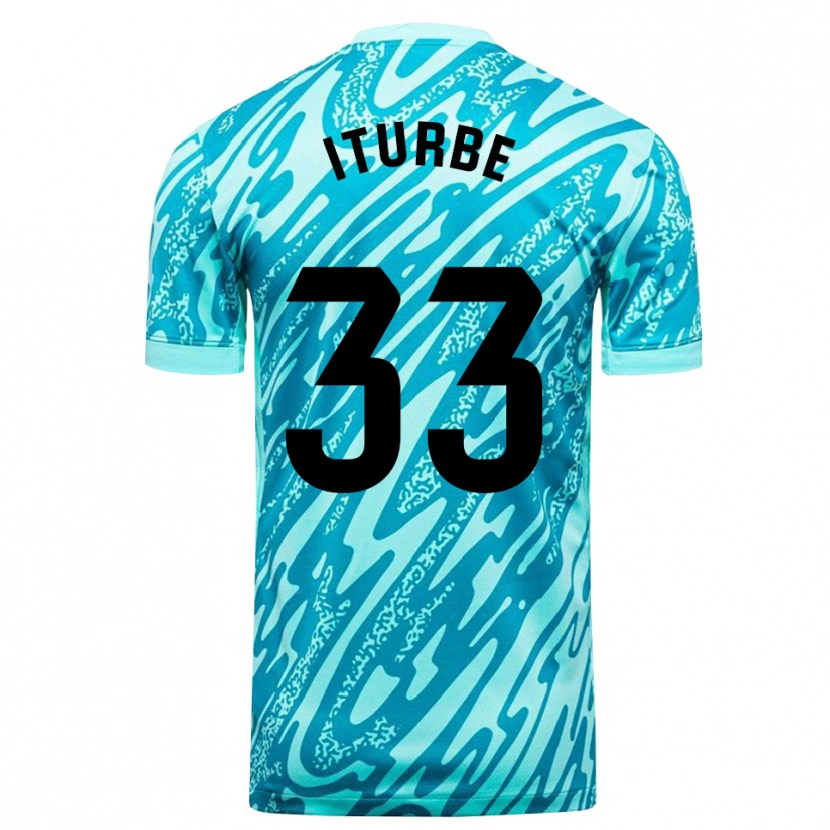 Danxen Damen Alejandro Iturbe #33 Trikot Himmelblau Weiß Torwarttrikot 2025/26