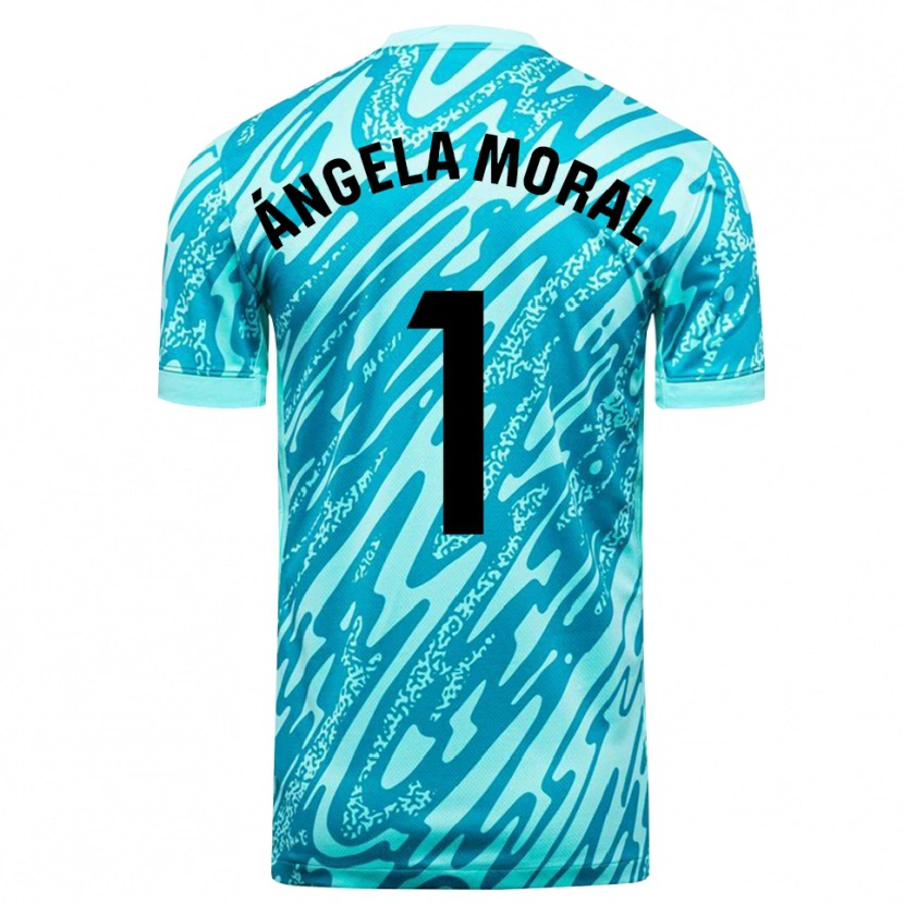 Danxen Damen Ángela Moral Ferrer #1 Trikot Himmelblau Weiß Torwarttrikot 2025/26