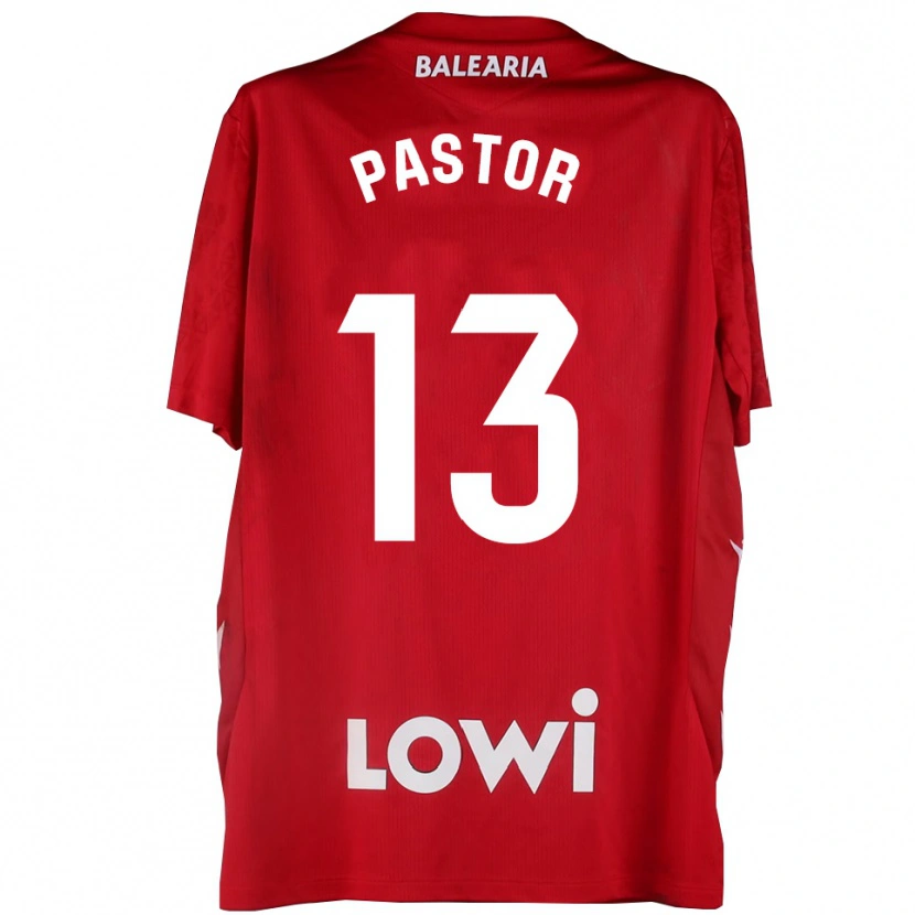 Danxen Damen Alfonso Pastor #13 Trikot Rot Weiß Torwarttrikot 2025/26