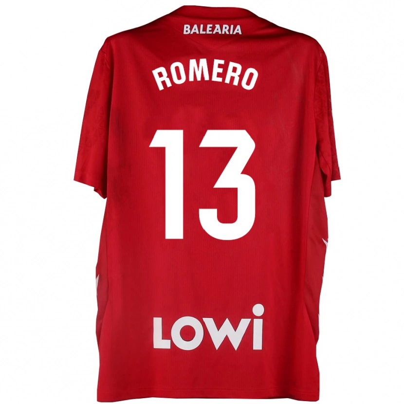 Danxen Damen Cayetano Romero #13 Trikot Rot Weiß Torwarttrikot 2025/26